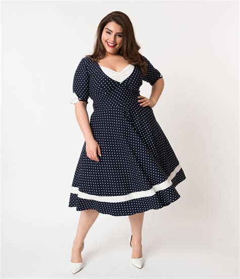 1950s swing dress plus size|More.